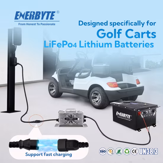 Batteria LiFePO4/Batteria al litio/Batteria ricaricabile 48V150ah per carrello da golf/Batteria per veicolo elettrico/Batteria ricaricabile con caricabatterie